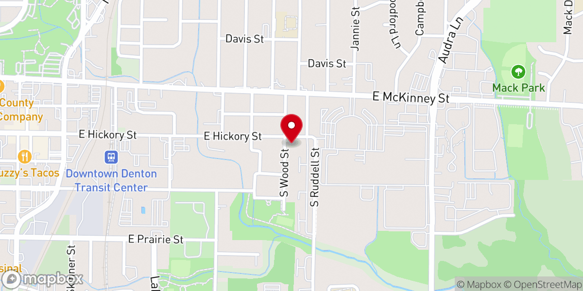 Map showing location of Pleasant Grove Baptist Church