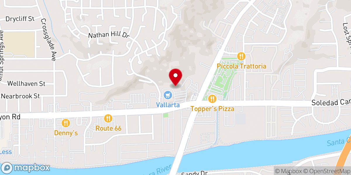 Map showing location of Family Promise-Santa Clarita