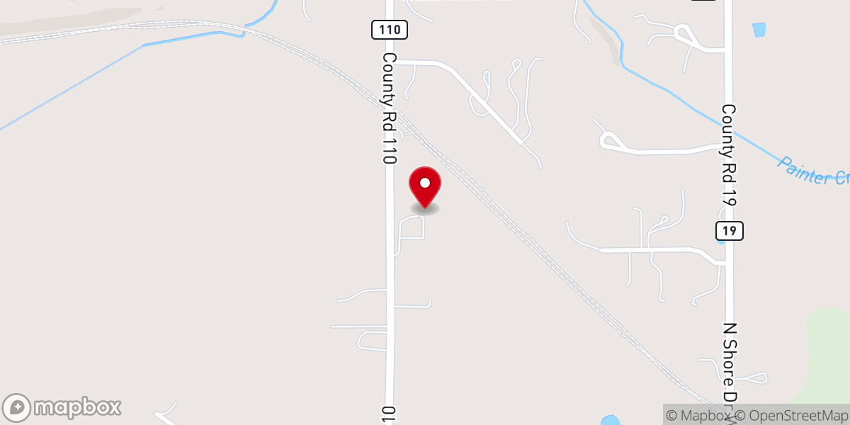 Map showing location of First Presbyterian Church