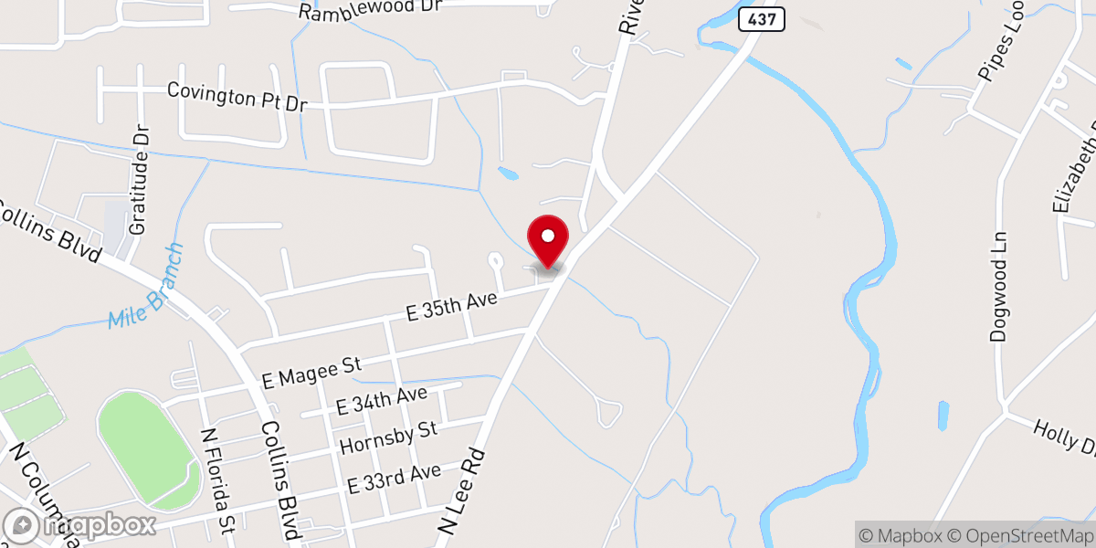 Map showing location of Community Refuge Church COGOP Pastor Ruth Damare'