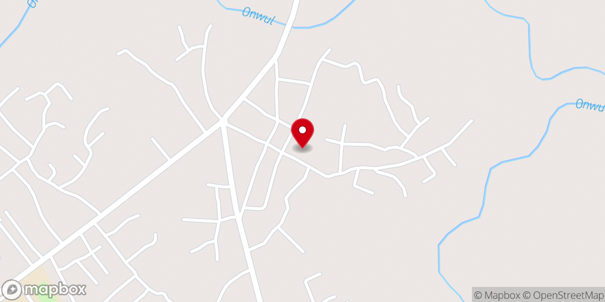 Map showing location of All Saints Church