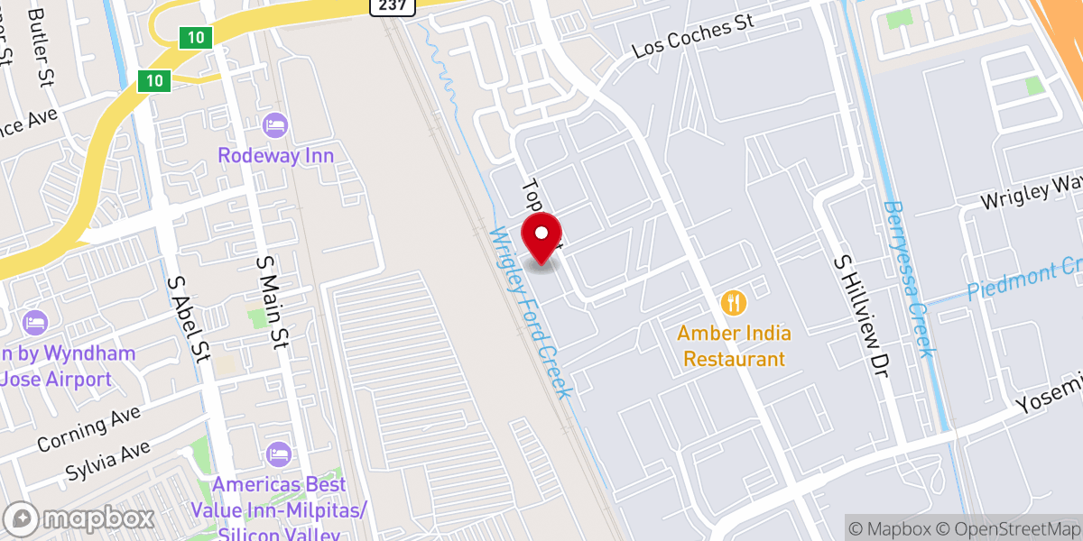 Map showing location of San Jose Christian Assembly