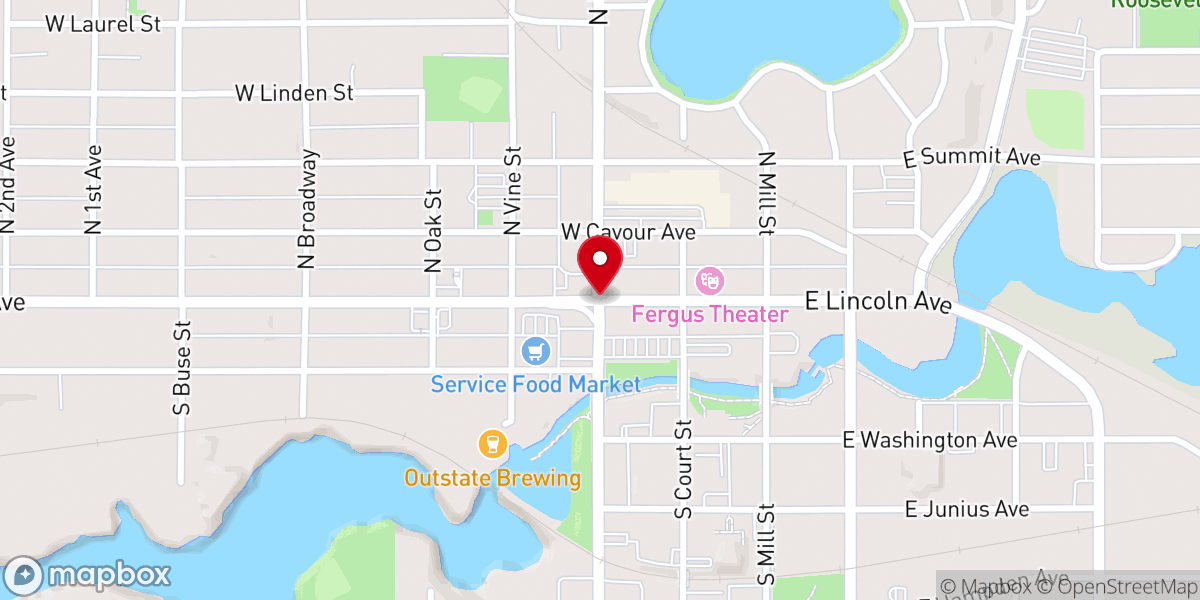 Map showing location of Seventh Day Adventist