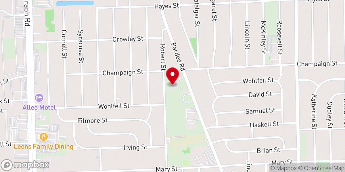 Map showing location of New Wine Community Church