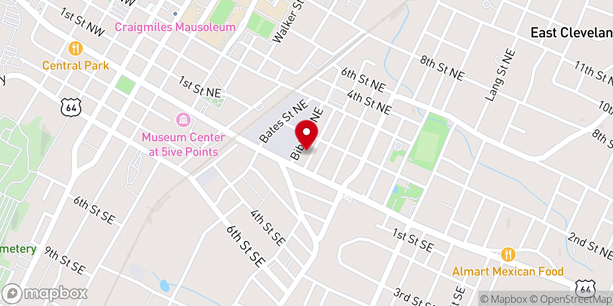 Map showing location of St James CPCA