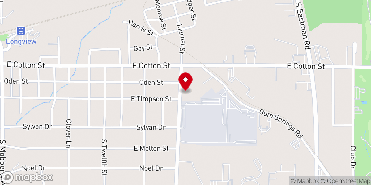Map showing location of Mt Olive Baptist Church