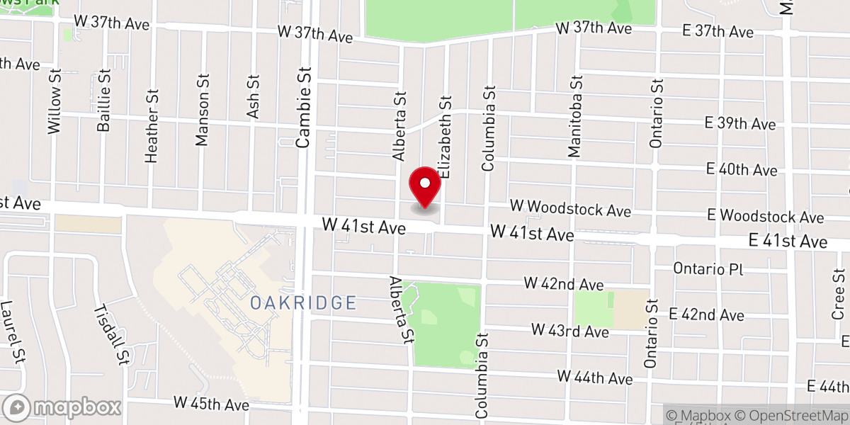 Map showing location of Saviour of the Nations Lutheran Church
