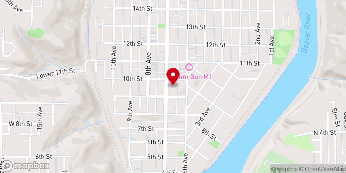 Map showing location of TRAILS Ministries