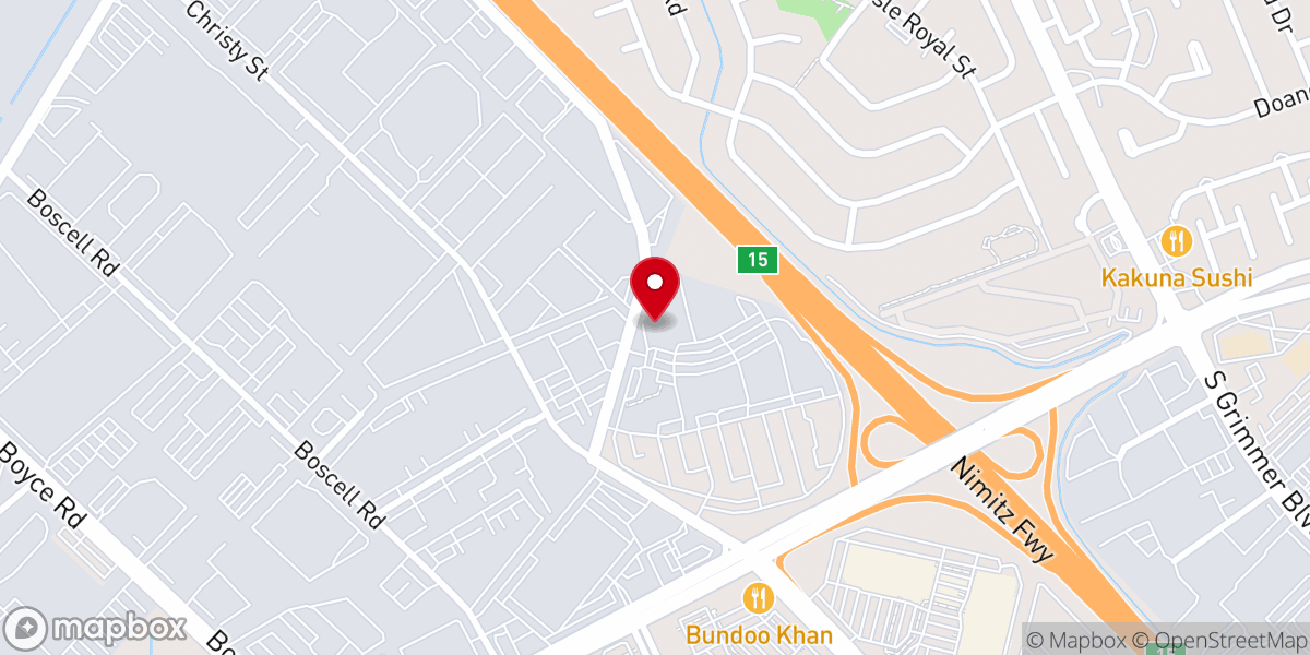 Map showing location of Destiny Christian Fellowship