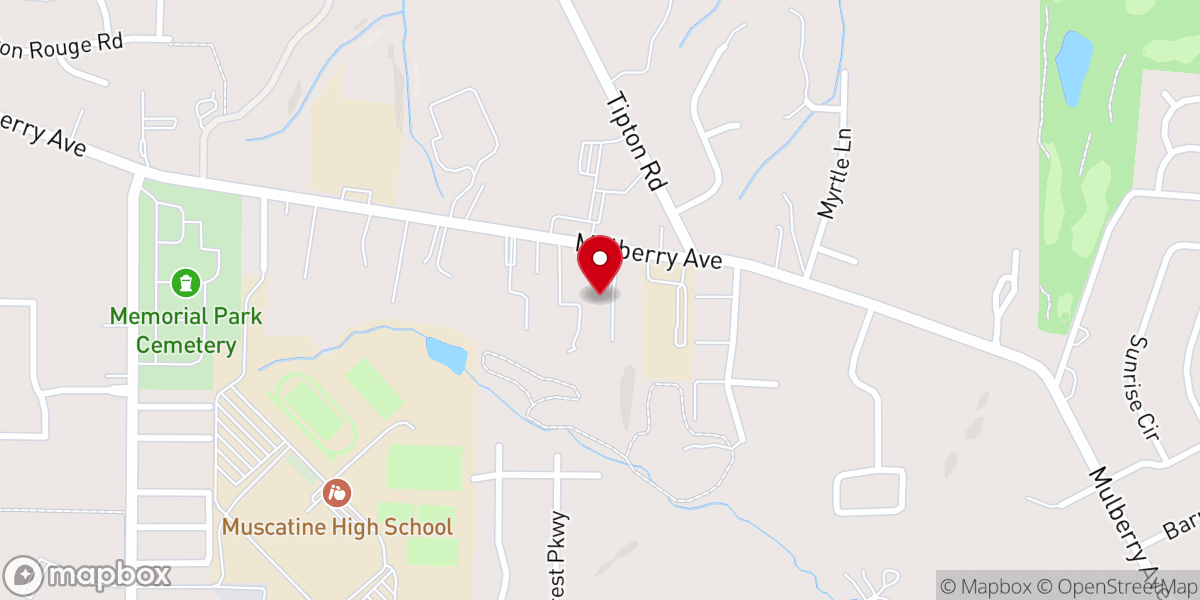 Map showing location of Seventh-day Adventist Church