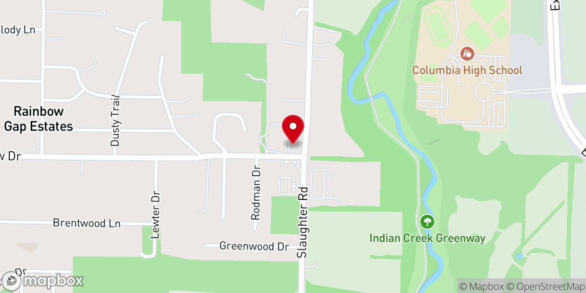 Map showing location of St Andrew's Anglican Mission Church