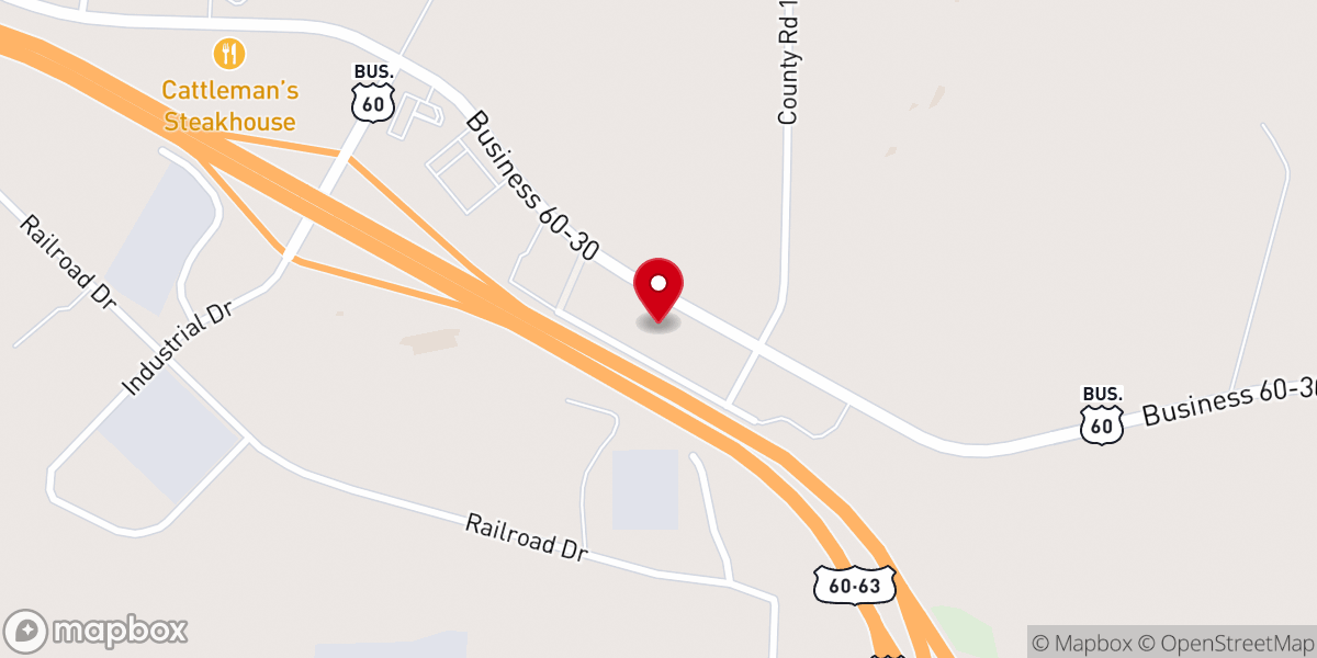 Map showing location of Graceway Bible Church