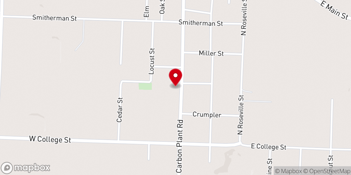 Map showing location of Altus Nazarene Church - Food Distribution Center