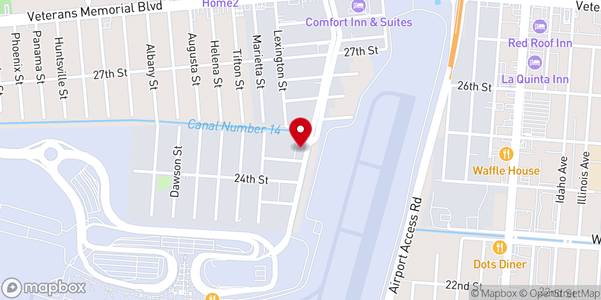 Map showing location of IPUH Kenner