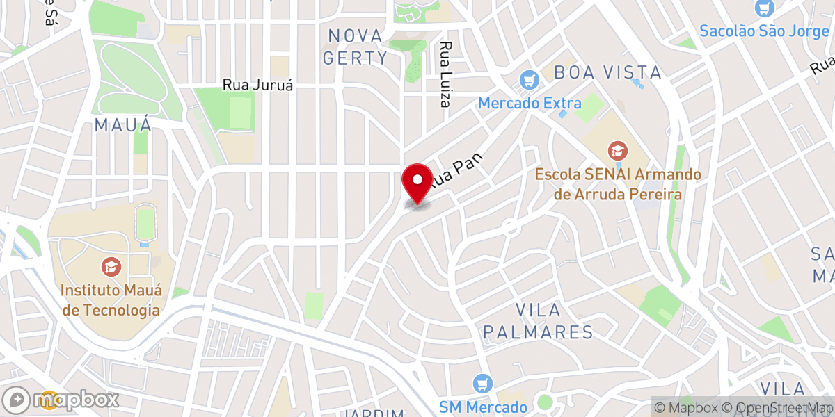 Map showing location of Igreja Pentecostal Adonai