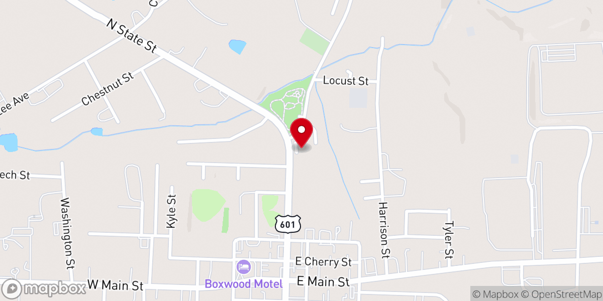 Map showing location of Live Like Norah