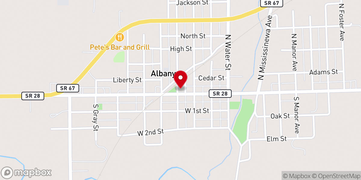 Map showing location of Integris Community Church
