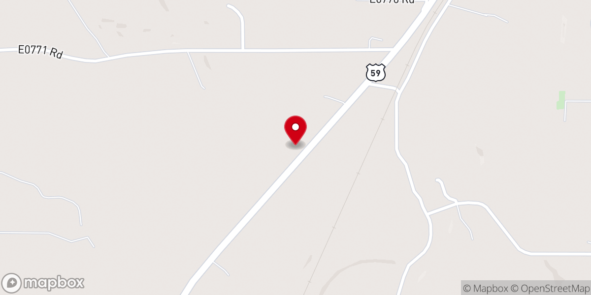 Map showing location of Peavine Church