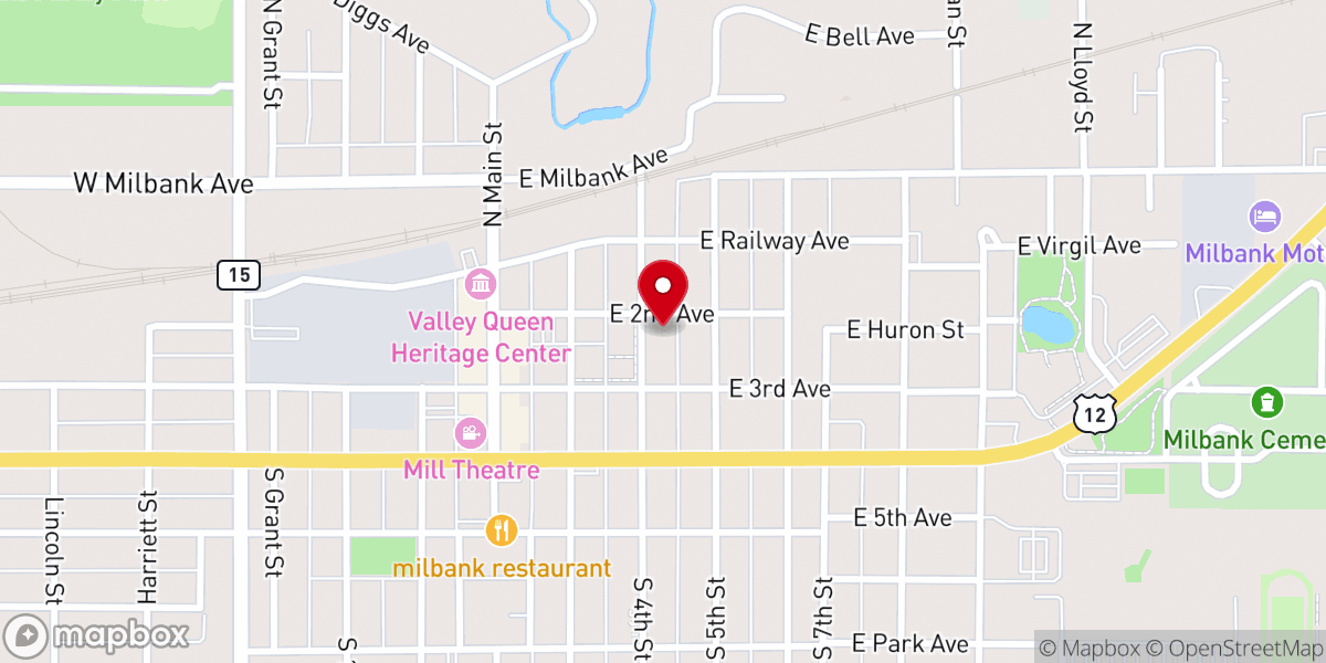 Map showing location of Christ Episcopal Church