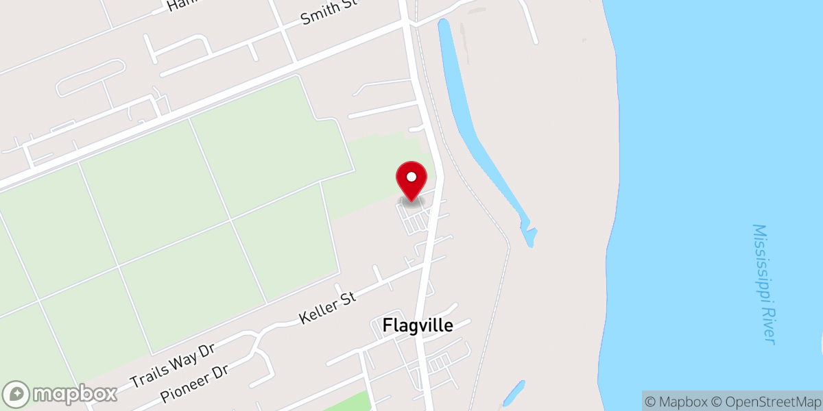 Map showing location of Our Lady of the Holy Rosary Catholic Church