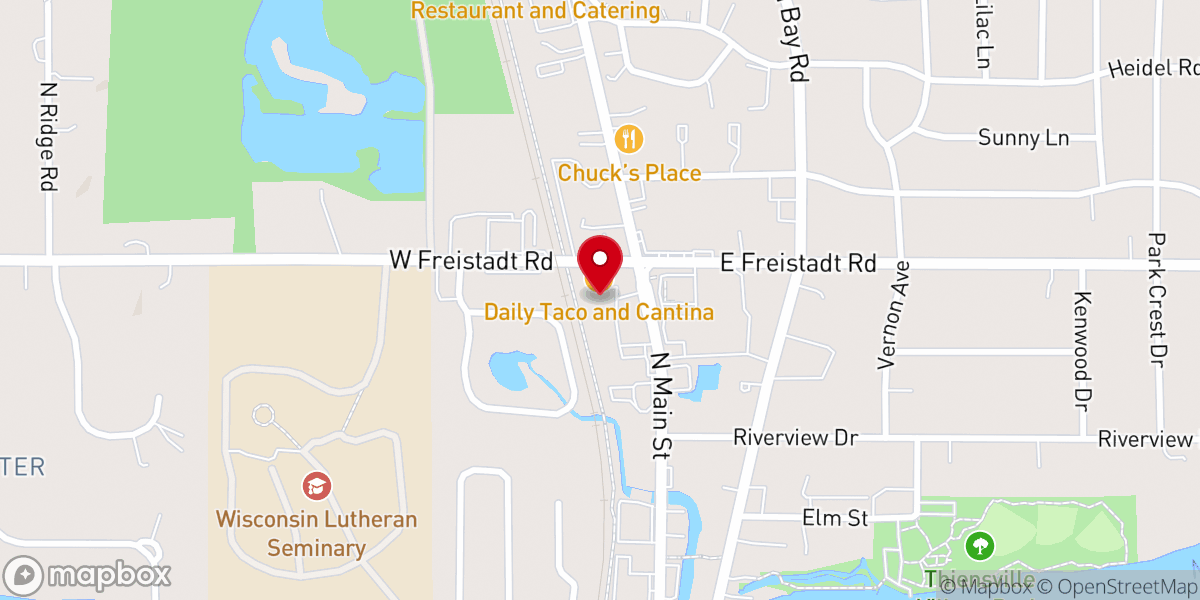Map showing location of Grace 242 | A Church in Mequon, WI