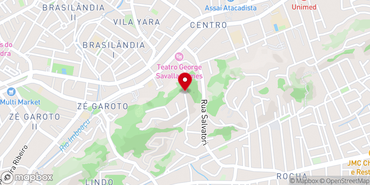 Map showing location of Capela Nossa Senhora das Graças