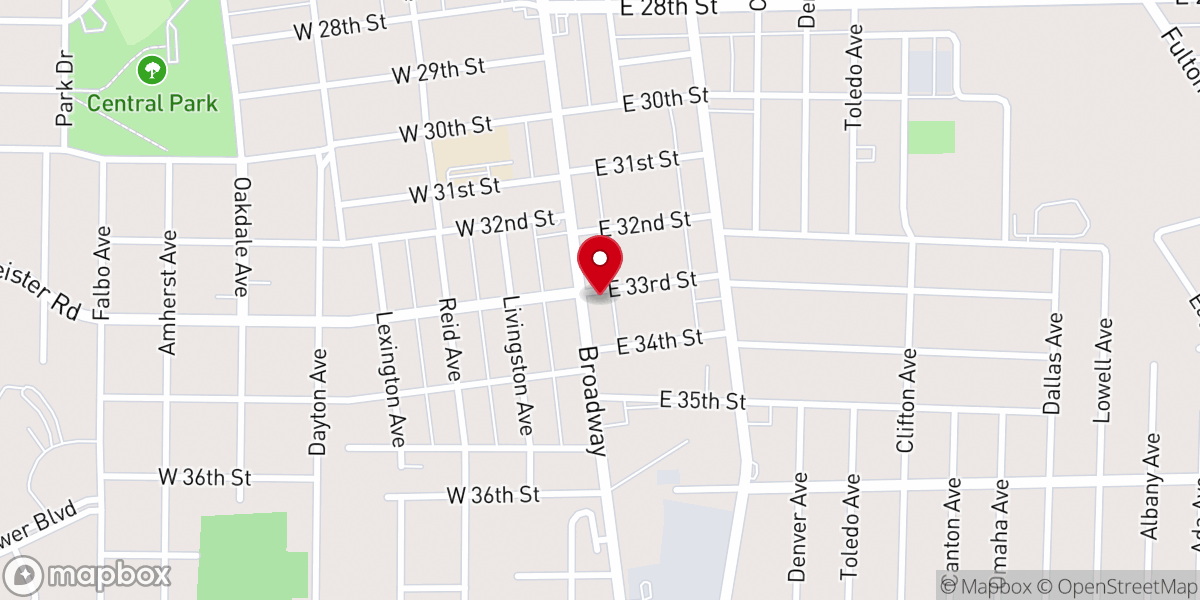 Map showing location of New St Peter Church of God In Christ