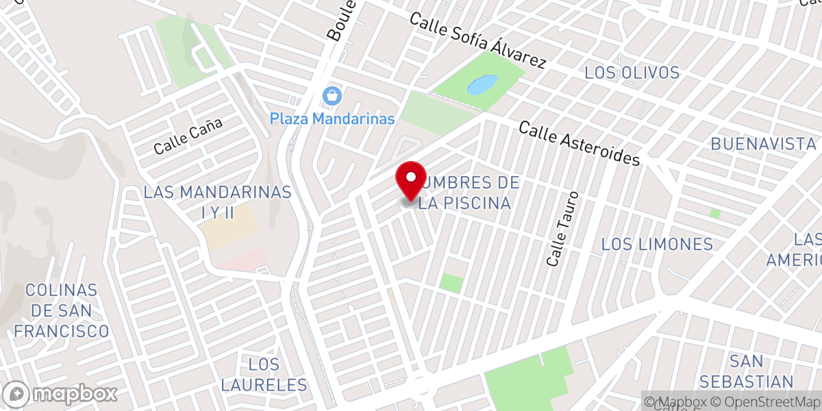 Map showing location of Iglesia Cristiana Independiente P.A.R.