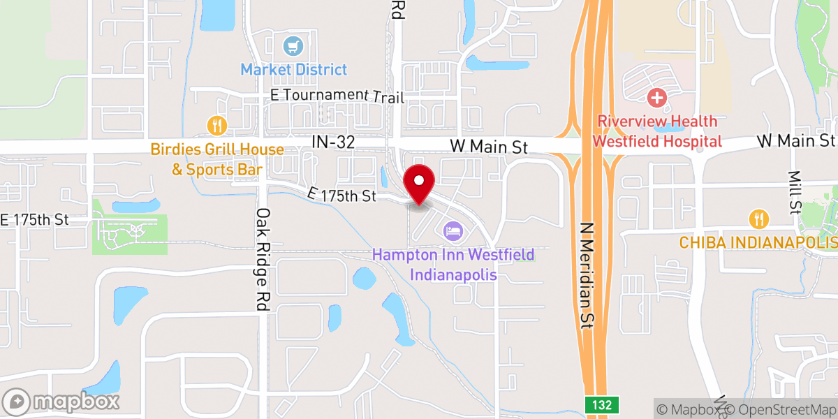 Map showing location of Grindstone on the Monon