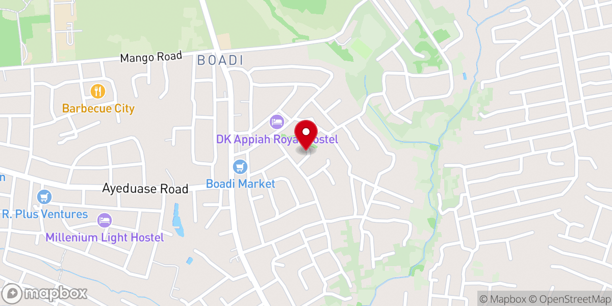 Map showing location of THE METHODIST CHURCH GHANA ST. PETER SOCIETY BOADI,KUMASI