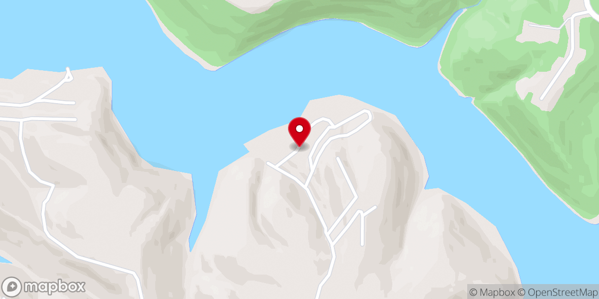 Map showing location of Johnson Chapel Rec Area