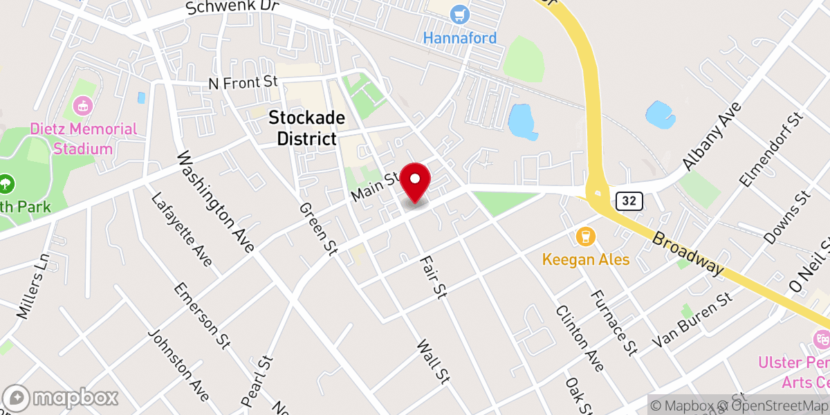 Map showing location of Happy to Help Food Pantry - Food Distribution Center
