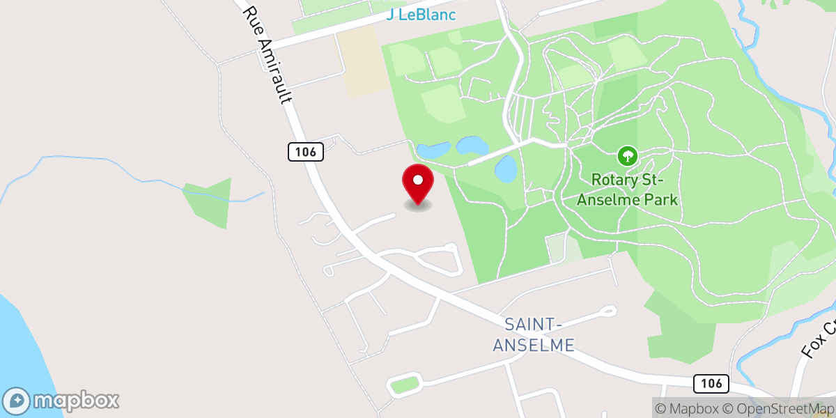 Map showing location of Maison Doiron