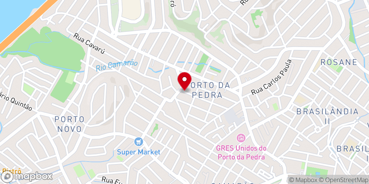 Map showing location of IGREJA BATISTA EM PORTO DA PEDRAano 2010