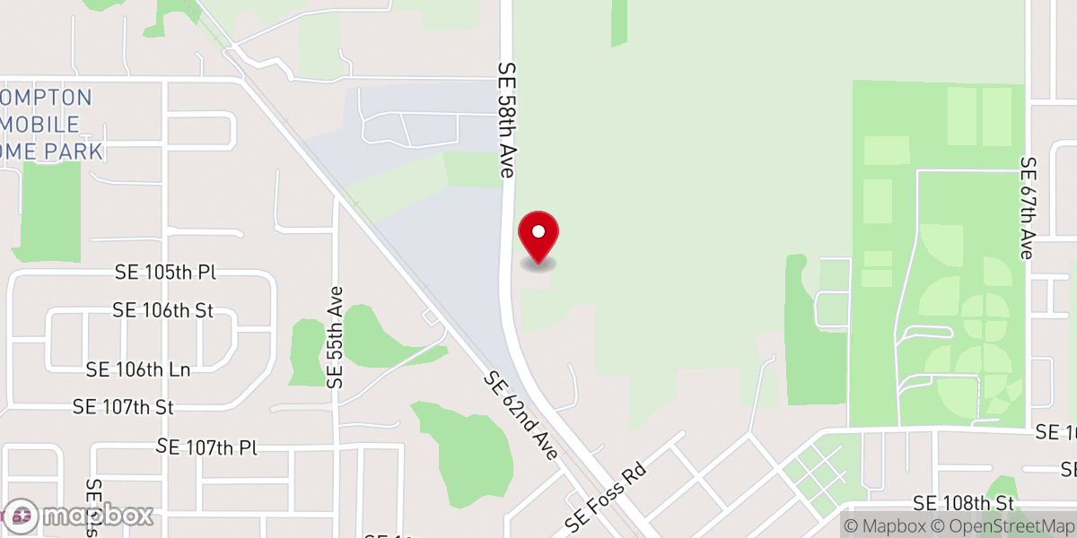 Map showing location of Ramah Baptist Church