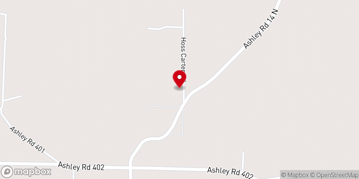 Map showing location of Community Chapel Baptist Church