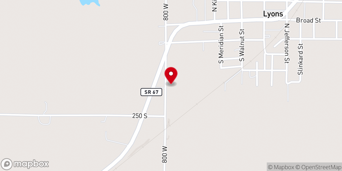 Map showing location of Open Arms Christian Ministries HEbron Boys Home