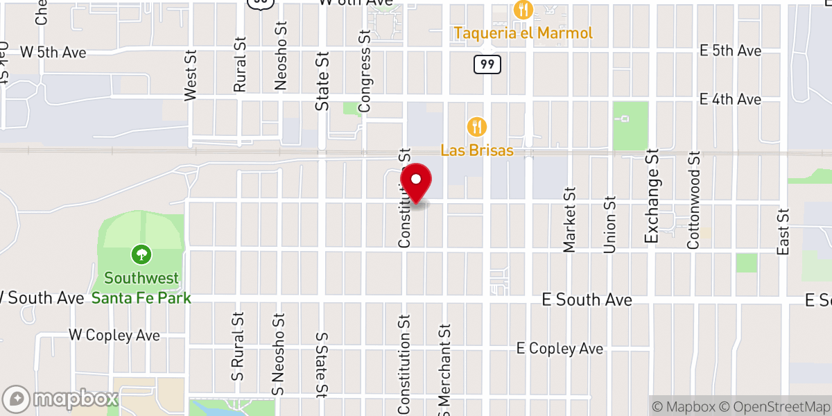 Map showing location of Emporia Hispanic Seventh-day Adventist Church