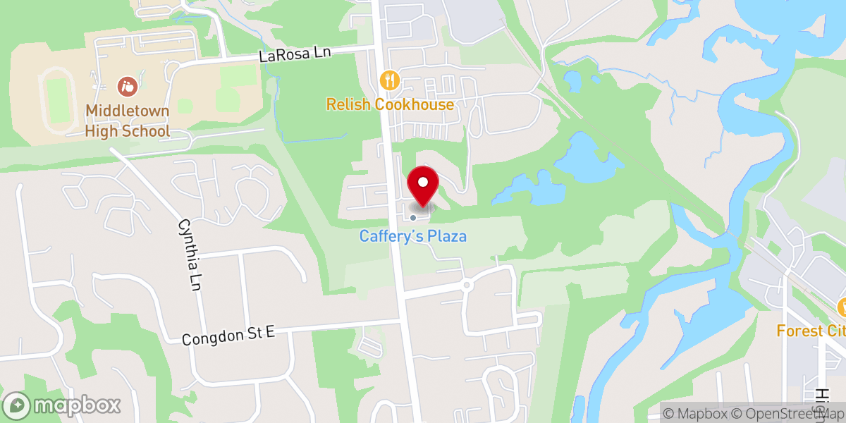 Map showing location of Independent Baptist Bible Church