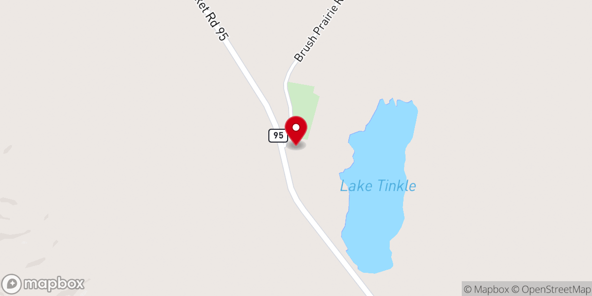 Map showing location of Cold Springs Church