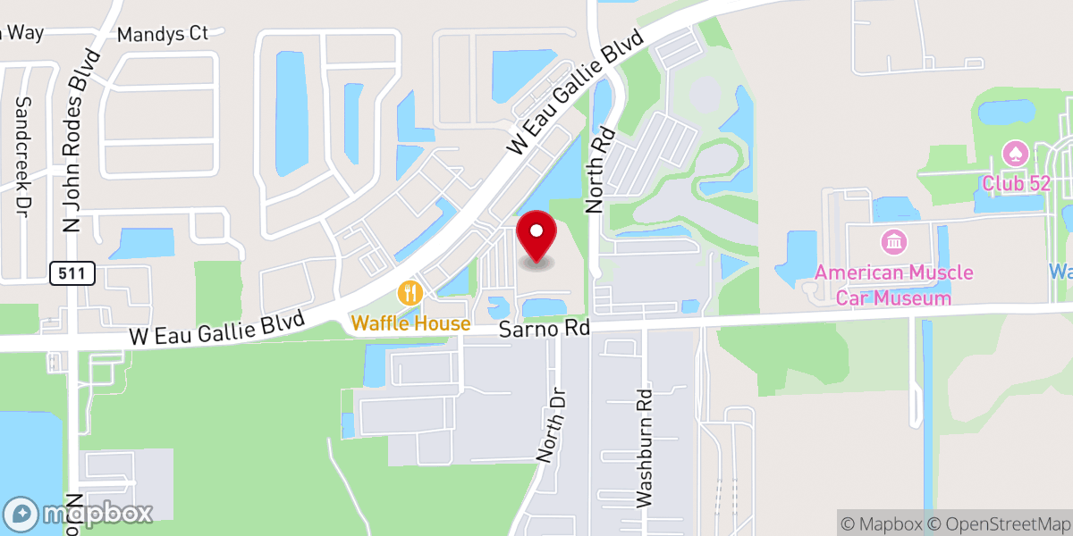 Map showing location of New Shiloh Christian Center