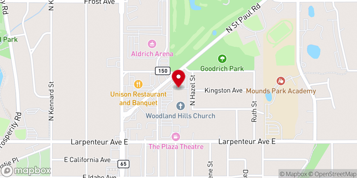 Map showing location of Golgotha Grace Pentecostal Church