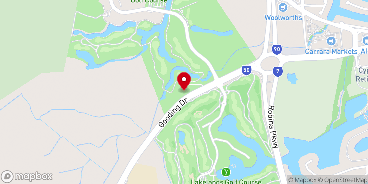 Map showing location of Reachout Church