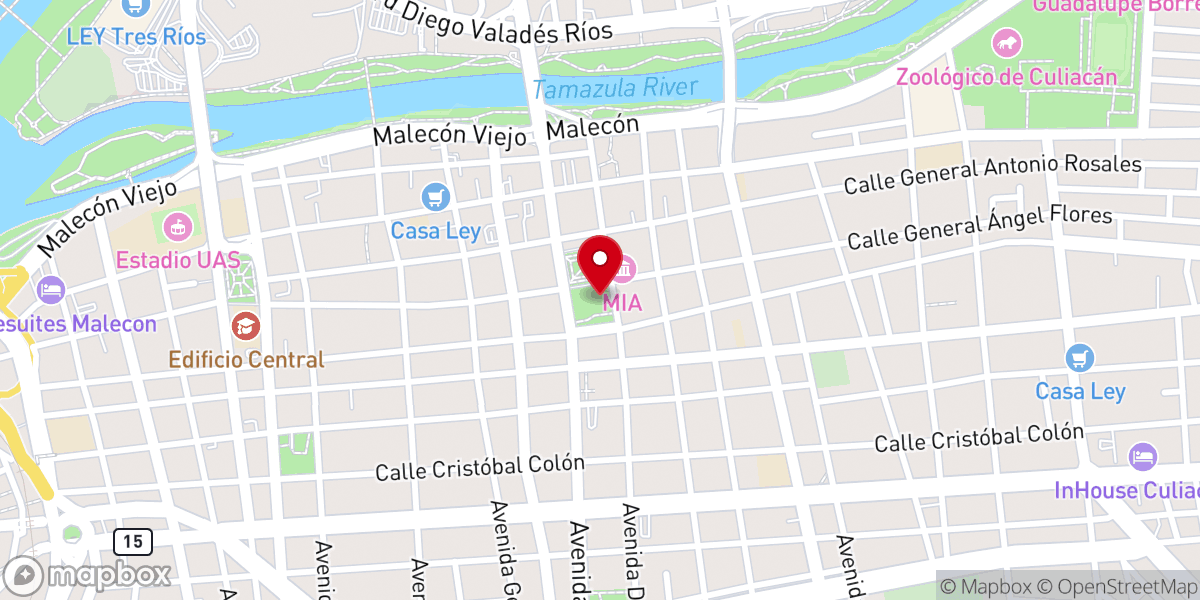 Map showing location of Catedral - Basílica de Nuestra Señora del Rosario
