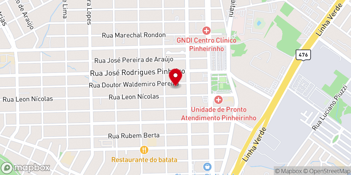 Map showing location of Igreja Batista Boas Novas - Curitiba