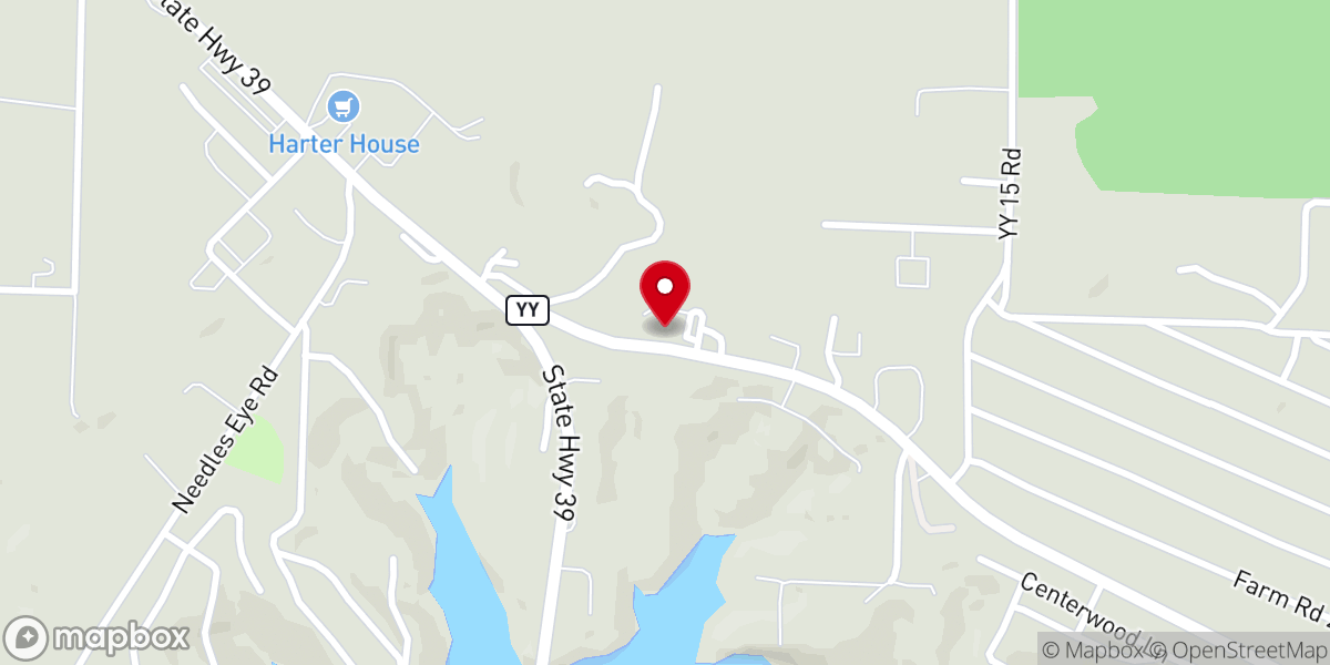 Map showing location of The Alliance of Churches of ShellKnob Food Pantry