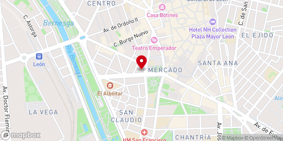 Map showing location of Iglesia de Santa Nonia