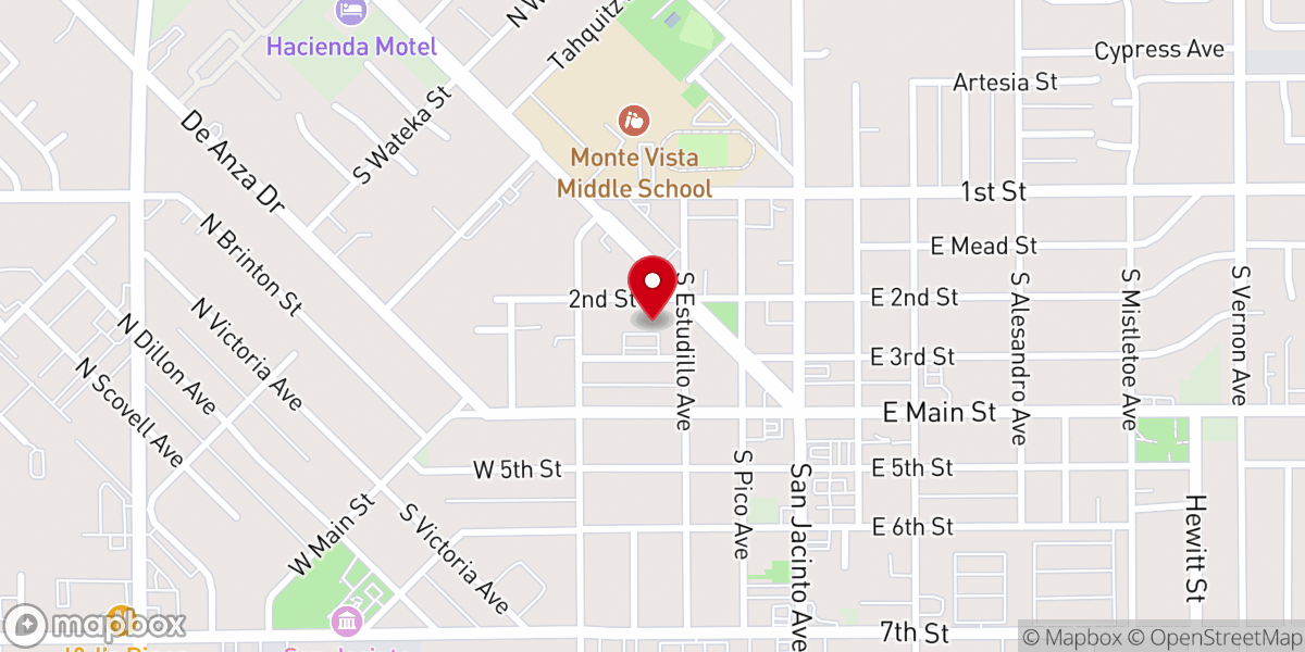 Map showing location of St. George El Mozahem Coptic Orthodox Church