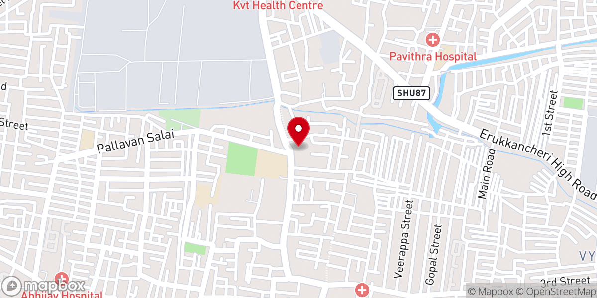Map showing location of St. Joseph's Syro Malabar Catholic Church
