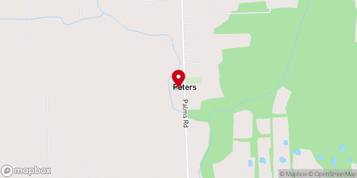 Map showing location of St Paul's Lutheran Church